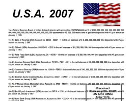 Ο ΠΡΟΕΔΡΟΣ ΤΩΝ Η.Π.Α. GEORGE W. BUSH, O TREASURY SECRETARY HENRY M. PAULSON ΚΑΙ Ο ΠΡΕΣΒΗΣ ΤΟΥΣ ΣΤΟΝ Ο.Η.Ε. ALEJANDRO DANIEL WOLFF EINAI ΤΑ ΚΑΘΑΡΜΑΤΑΚΙΑ ΠΟΥ ΥΠΟΓΡΑΦΟΥΝ ΤΑ ΑΜΕΡΙΚΑΝΙΚΑ ΚΑΤΑΠΙΣΤΕΥΜΑΤΑ ΤΟ 2007...