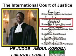 DAY 5th ABDUL KOROMA FROM SIRERA LEONE SIGNED IN 2007 THE JURISDICTION OF THE INTERNATIONAL COURT OF JUSTICE OF THE ACCOUNTS WITH THE LARGE AMOUNTS IN USD USD AND THE 198 THIRD COUNTRIES OF THE ECONOMIC CONDITION BRETTON WOODS AGREEMENT WHERE YOUR COUNTRY HAS GREEN HUGE AMOUNTS...!!! global trusts