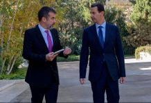 ΤΕΛΟΣ ΤΟ ΠΑΝΗΓΥΡΙ ΤΩΝ ΜΚΟ ΓΙΑ “ΠΡΟΣΦΥΓΕΣ” Μπασάρ αλ-Άσσαντ: “Οι Σύροι πρόσφυγες μπορούν άφοβα να επιστρέψουν στη Συρία” ΤΕΛΟΣ ΤΟ ΠΑΝΗΓΥΡΙ ΤΩΝ ΜΚΟ ΓΙΑ “ΠΡΟΣΦΥΓΕΣ” Μπασάρ αλ-Άσσαντ: “Οι Σύροι πρόσφυγες μπορούν άφοβα να επιστρέψουν στη Συρία”