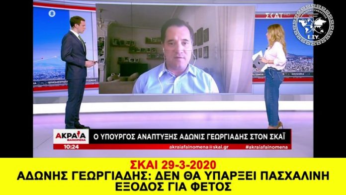 ΔΕΝ ΘΑ ΥΠΑΡΞΕΙ ΠΑΣΧΑΛΙΝΗ ΕΞΟΔΟΣ ΓΙΑ ΦΕΤΟΣ ΔΕΝ ΘΑ ΥΠΑΡΞΕΙ ΠΑΣΧΑΛΙΝΗ ΕΞΟΔΟΣ ΓΙΑ ΦΕΤΟΣ