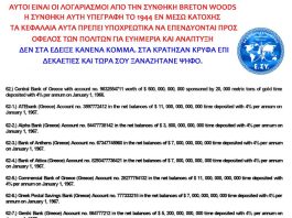 ΤΟΝ ΠΛΟΥΤΟ ΠΟΥ ΕΧΟΥΝ ΟΙ ΕΛΛΗΝΕΣ ΤΟΝ ΕΚΡΥΒΑΝ ΚΑΙ ΣΥΝΕΧΙΖΟΥΝ ΚΑΙ ΤΟΝ ΚΡΥΒΟΥΝ