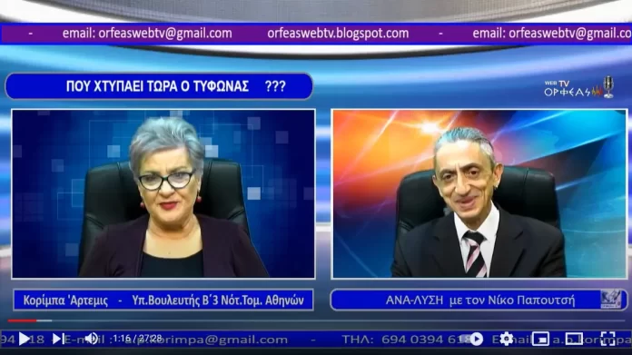 ΠΟΥ ΧΤΥΠΑΕΙ ΤΩΡΑ Ο ΤΥΦΩΝΑΣ ???