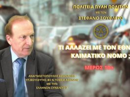 Τι αλλάζει με τον Εθνικό Κλιματικό Νόμο; (ΜΕΡΟΣ 10ο)