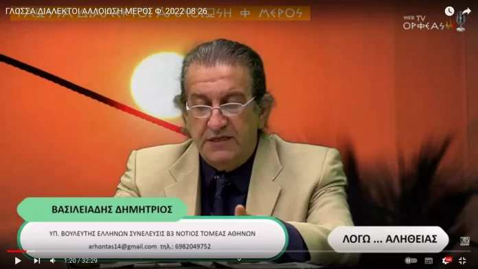 ΓΛΩΣΣΑ ΔΙΑΛΕΚΤΟΙ ΑΛΛΟΙΩΣΗ ΜΕΡΟΣ Φ΄