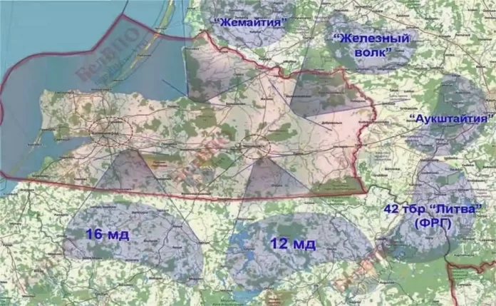 Στο χάρτη η περικύκλωση του Καλίνινγκραντ