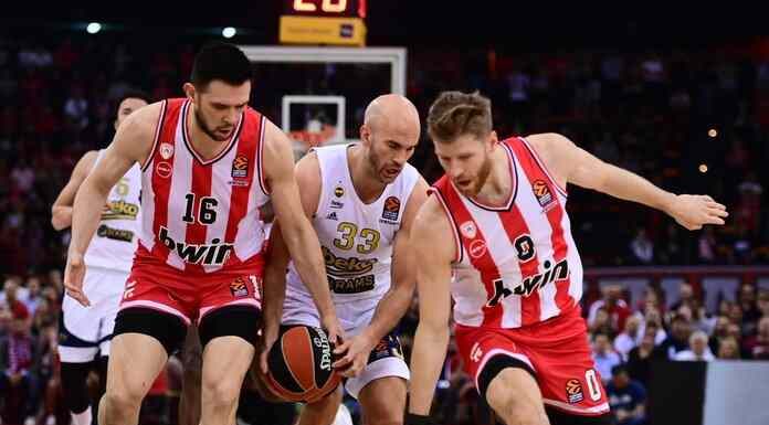 Δεύτερη ελληνική νίκη επί των Τούρκων στην Euroleague: Ο Ολυμπιακός θριάμβευσε στον «μικρό» τελικό επί της Φενέρμπαχτσε με 87-84 Δεύτερη ελληνική νίκη επί των Τούρκων στην Euroleague: Ο Ολυμπιακός θριάμβευσε στον «μικρό» τελικό επί της Φενέρμπαχτσε με 87-84