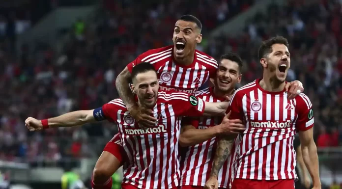 Ο Ολυμπιακός έγραψε ιστορία: Για πρώτη φορά σε ευρωπαϊκό τελικό μετά τη νίκη του επί της Άστον Βίλα στο «Γ.Καραϊσκάκης» με 2-0 (upd) Ο Ολυμπιακός έγραψε ιστορία: Για πρώτη φορά σε ευρωπαϊκό τελικό μετά τη νίκη του επί της Άστον Βίλα στο «Γ.Καραϊσκάκης» με 2-0 (upd)