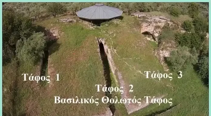 Σοκαριστικό:Ρομά έκλεψαν τον χαλκό από το στέγαστρο μυκηναϊκού τάφου στην Αρχαία Πελλάνα!