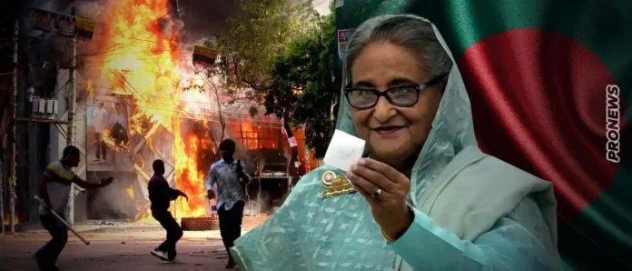 Δραπέτευσε στην Ινδία με στρατιωτικό ελικόπτερο η πρωθυπουργός του Μπάγκλαντες Σέιχ Χασίνα λίγο πριν λιντζαριστεί! Χιλιάδες διαδηλωτές έχουν εισβάλει στην πρωθυπουργική κατοικία