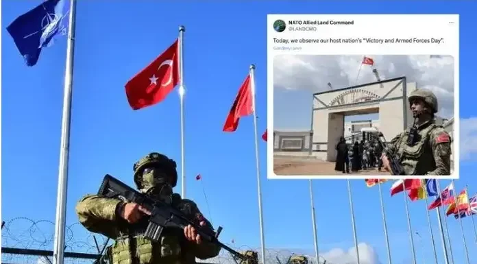 Το ΝΑΤΟ ευχήθηκε στην Τουρκία με φωτογραφία από την υπό κατάληψη συριακή Αφρίν Το ΝΑΤΟ ευχήθηκε στην Τουρκία με φωτογραφία από την υπό κατάληψη συριακή Αφρίν