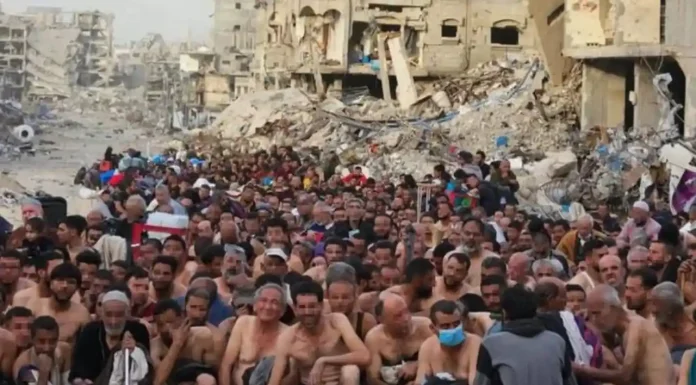 CNN: Παλαιστίνιοι στη Γάζα κάθονται μέσα στο κρύο επί ώρες ημίγυμνοι – Σφοδρές αντιδράσεις για τις τακτικές των IDF CNN: Παλαιστίνιοι στη Γάζα κάθονται μέσα στο κρύο επί ώρες ημίγυμνοι – Σφοδρές αντιδράσεις για τις τακτικές των IDF