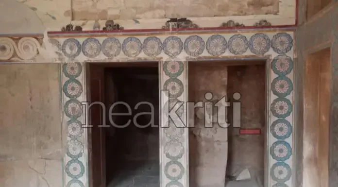 Ανάκτορο της Κνωσού:Κατέρρευσε ιστορική τοιχογραφία– Οργή για την εγκατάλειψη του μνημείου Ανάκτορο της Κνωσού:Κατέρρευσε ιστορική τοιχογραφία– Οργή για την εγκατάλειψη του μνημείου
