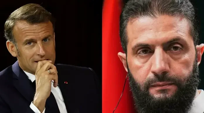 Ε.Μακρόν:«Νομιμοποίησε» τον τρομοκράτη ισλαμιστή ηγέτη της Συρίας Αλ Τζολάνι για να τον υποδεχθεί! Ε.Μακρόν:«Νομιμοποίησε» τον τρομοκράτη ισλαμιστή ηγέτη της Συρίας Αλ Τζολάνι για να τον υποδεχθεί!