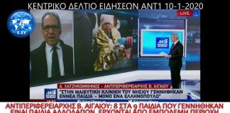 ΒΟΡΕΙΟ ΑΙΓΑΙΟ: 8 ΣΤΑ 9 ΠΑΙΔΙΑ ΠΟΥ ΓΕΝΝΗΘΗΚΑΝ ΦΕΤΟΣ ΕΙΝΑΙ ΑΛΛΟΔΑΠΩΝ