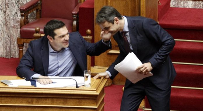 Προεκλογική αντιπαράθεση ηθοποιών που εμπαίζουν τον Ελληνικό Λαό