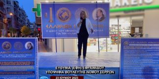 Η ΟΜΙΛΙΑ ΤΟΥ ΠΟΛΙΤΙΚΟΥ ΦΟΡΕΑ ΕΛΛΗΝΩΝ ΣΥΝΕΛΕΥΣΙΣ ΣΤΗΝ ΠΛΑΤΕΙΑ ΚΡΟΝΙΟΥ ΣΕΡΡΩΝ 23-06-2023