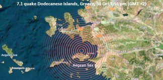 Πολύ ισχυρός σεισμός μεγέθους 7,1 χτυπά κοντά στο νησί της Σάμου στις 13:51