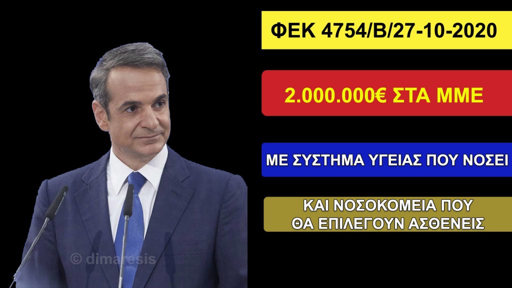 2 ΕΚΑΤΟΜΜΥΡΙΑ ΕΥΡΩ ΣΕ ΜΜΕ ΚΑΙ ΝΟΣΟΚΟΜΕΙΑ ΠΟΥ ΘΑ ΕΠΙΛΕΓΟΥΝ ΑΣΘΕΝΕΙΣ