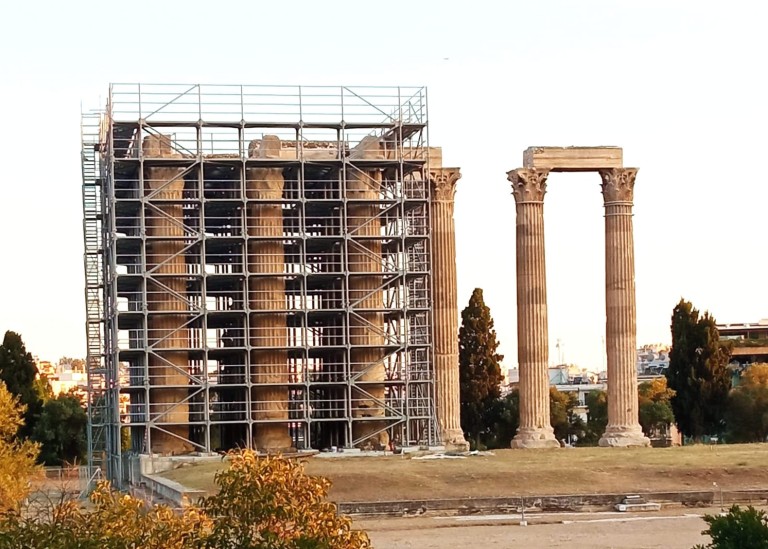 Συντήρηση του Ναού του Ολυμπίου Διός