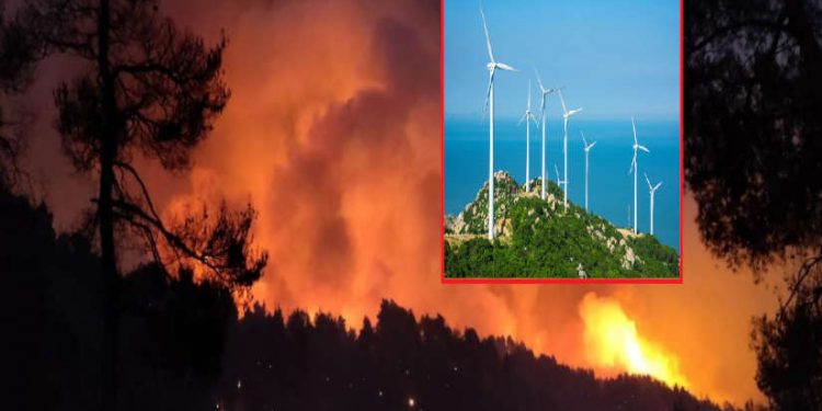 Ντοκουμέντα: Οι δήμοι που καίγονται στη Β.Εύβοια είχαν απορρίψει απόφαση της ΡΑΕ για αιολικά πάρκα πριν 15 μέρες! (φωτο)